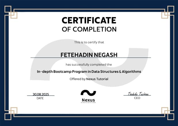 Data Structures & Algorithms